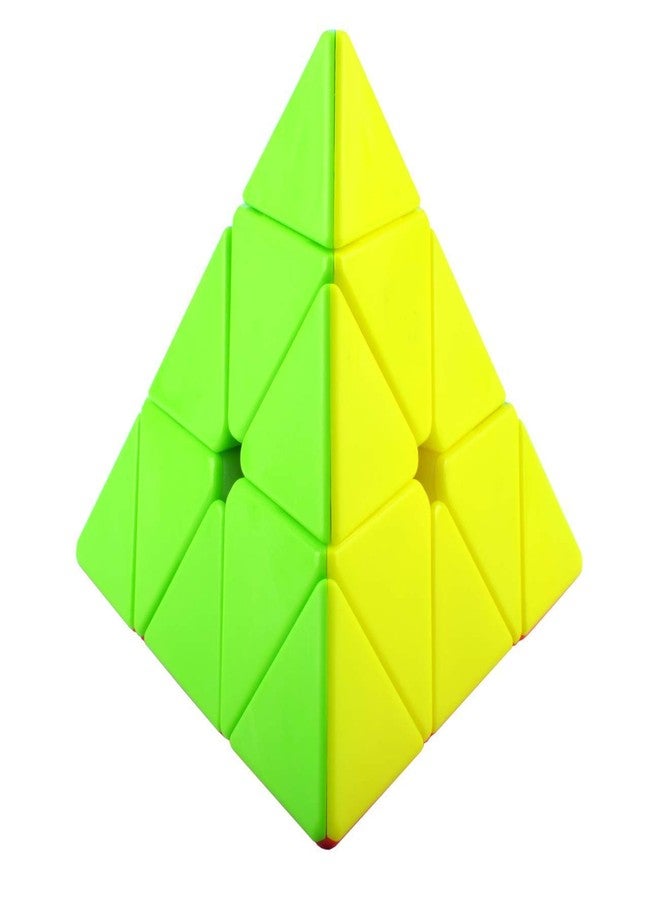 Authfort Cube Combo of Megaminx and Pyraminx Pyramid Triangle High Speed Stickerless Magic Puzzle Cube (Triangle & Megaminx Combo) (2 Pieces) - Image 3